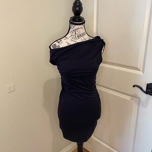 Princess Polly Asymmetrical Off-Shoulder Dress